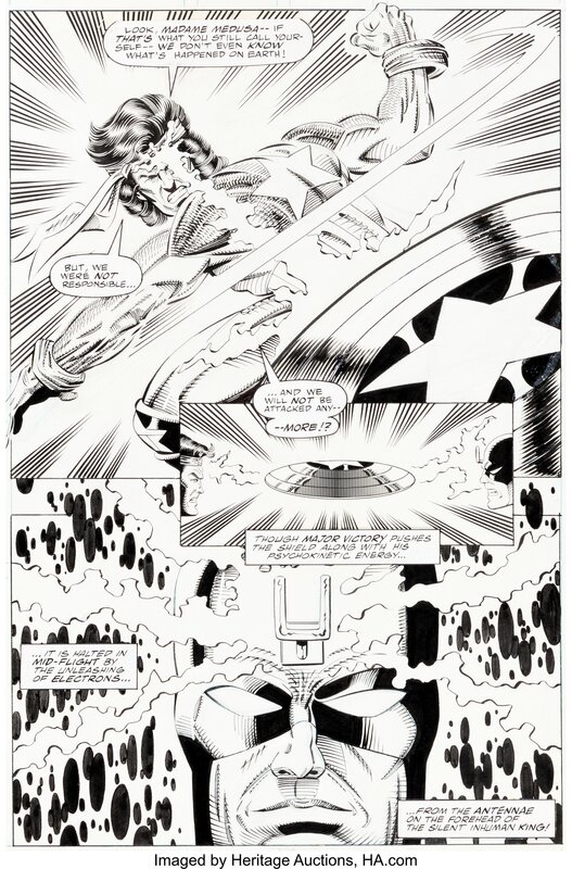 Jim Valentino Steve Montano, Guardians of the Galaxy #27 Story Page 10 Original Art (Marvel, 1992) - Planche originale