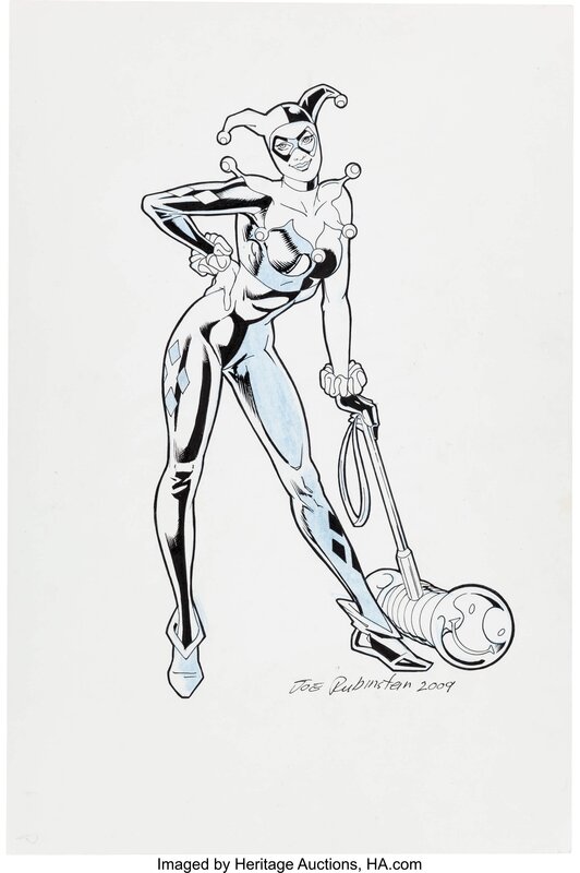 Joe Rubinstein, Harley Quinn Illustration Original Art (2009) - Illustration originale