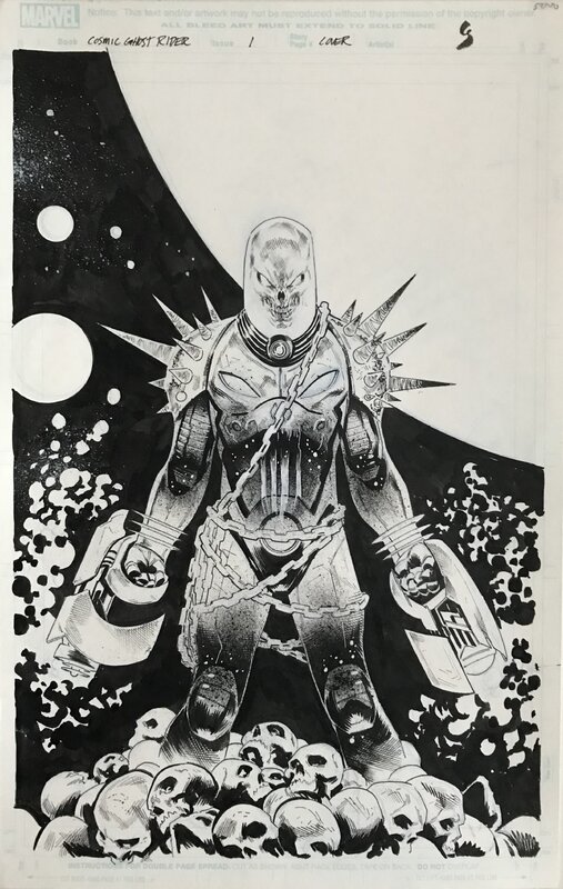 geoff shaw, Cosmic Ghost Rider #1 Cover - Original Cover