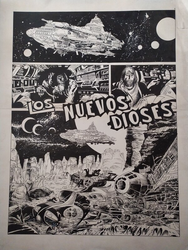 unknown, Los nuevos dioses/les nouveaux dieux/news gods - Planche originale