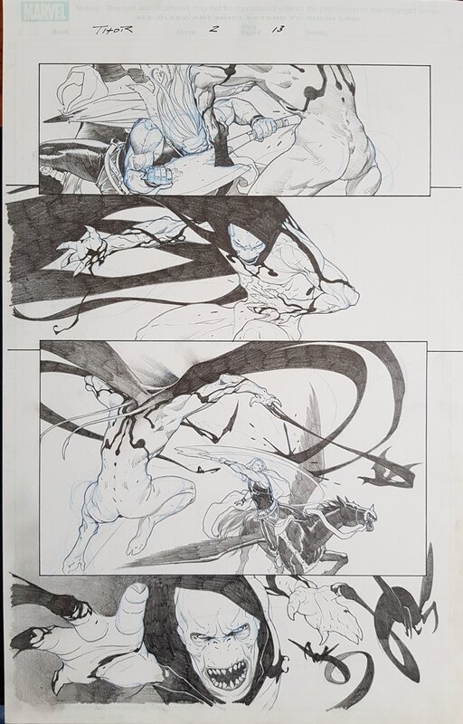 Esad Ribic, Thor: God of Thunder #2, Page 13 - Illustration originale