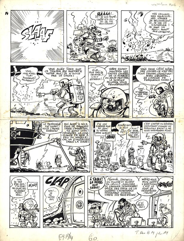 Wasterlain : Bob Moon et Titania tome 2 planche 14 - Comic Strip