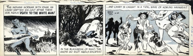 Casey Ruggles 24/06/1950 TOTH - Comic Strip