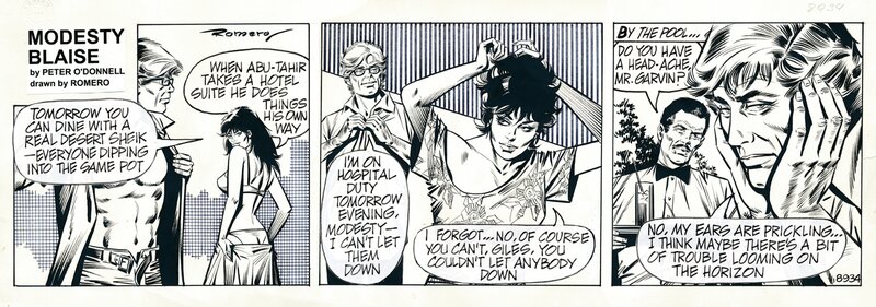 Romero | Modesty Blaise 8934 Honeygun - Comic Strip