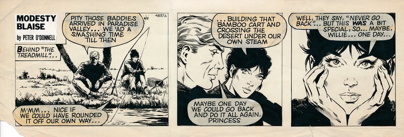 Wright, Patrick | Modesty Blaise 4837a Eve and Adam - Comic Strip