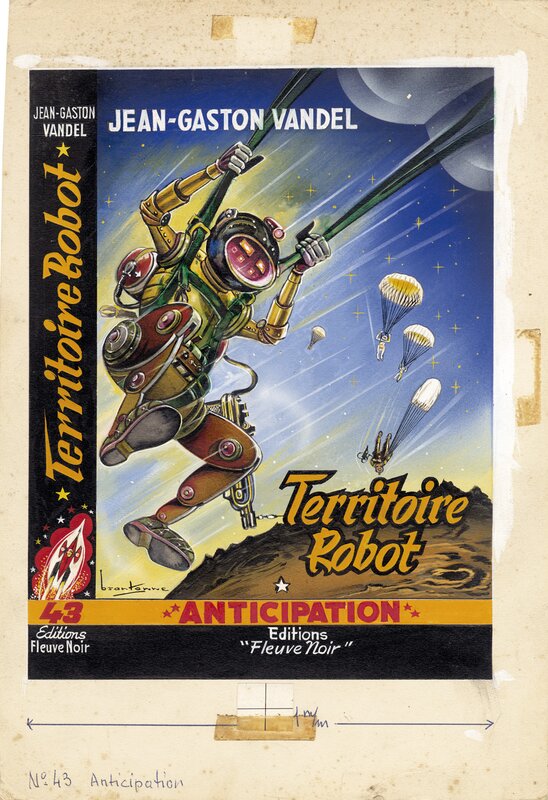 René Brantonne, Fleuve Noir Anticipation n°43 Territoire Robot - Couverture originale