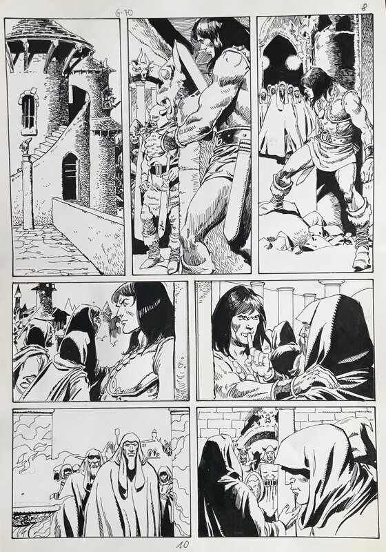 Antonio Correa, Conan le barbare - Démons chasseurs pl 8 - Comic Strip
