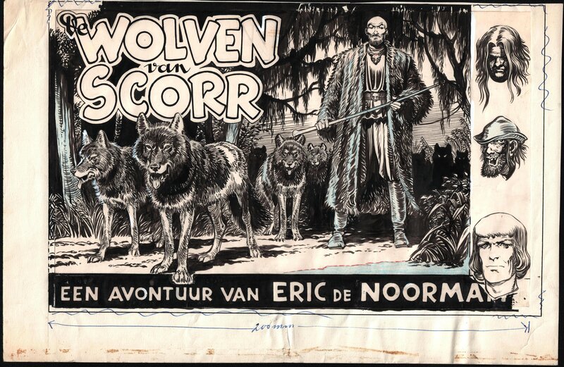 Hans Kresse, Eric de Noorman V25  De Wolven van Scorr - Original Cover