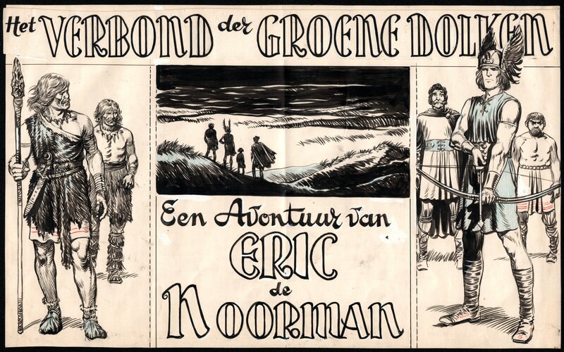 Hans Kresse, Eric de Noorman - V25  Het Verbond der Groene Dolken - Couverture originale