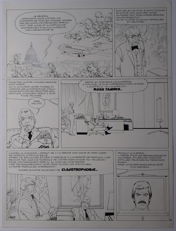 William Vance, Jean Van Hamme, XIII - tome 3 (page 27) - Planche originale