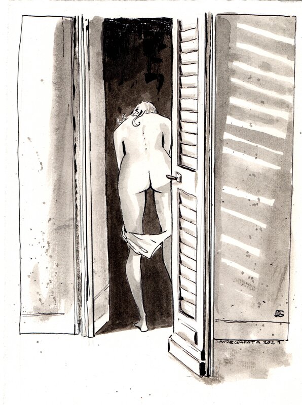 For sale - Lumière du matin by Davide Garota - Original Illustration