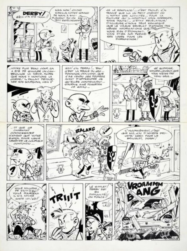 Greg - Rock derby les voleurs de poupée - Comic Strip