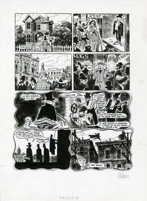 Christophe Blain, 2007 - Gus : Beau Bandit - Comic Strip