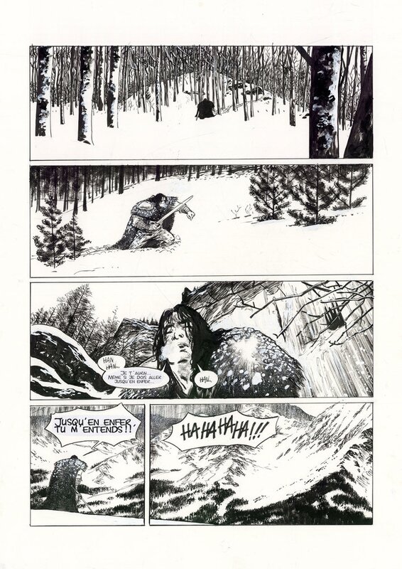 Robin Recht, 2018 - Conan le Cimmérien - La Fille du Géant du Gel - Pg.27 - Planche originale