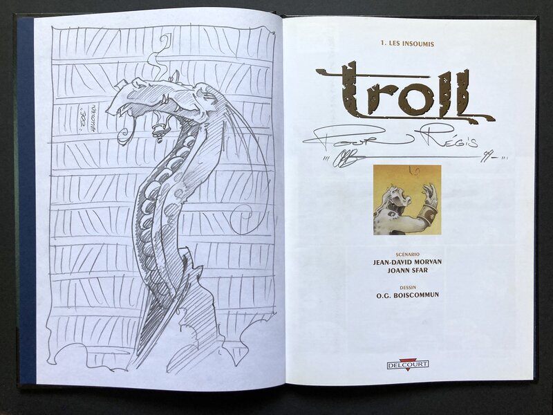 Troll tome 1 par Olivier Boiscommun - Dédicace
