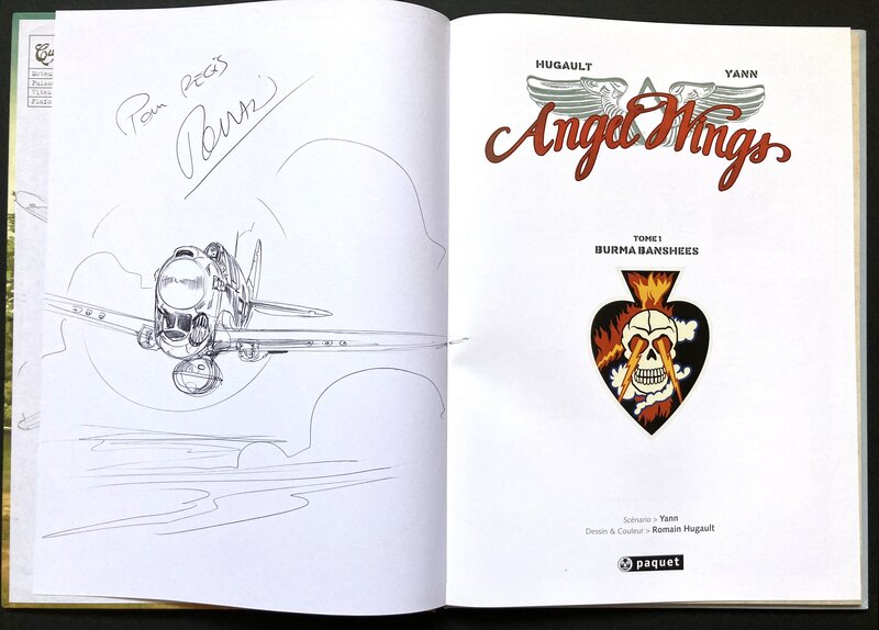Angel Wings tome 1 par Romain Hugault - Dédicace