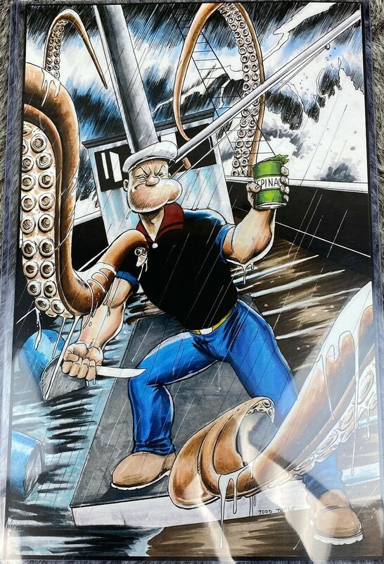 Popeye by todd tuttle - Original Illustration