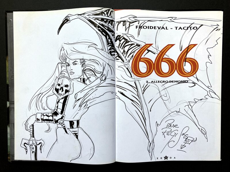666 tome 2 by Franck Tacito - Sketch