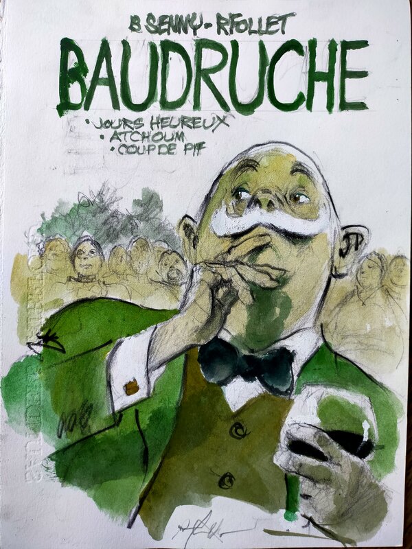 Baudruche by René Follet - Original Illustration