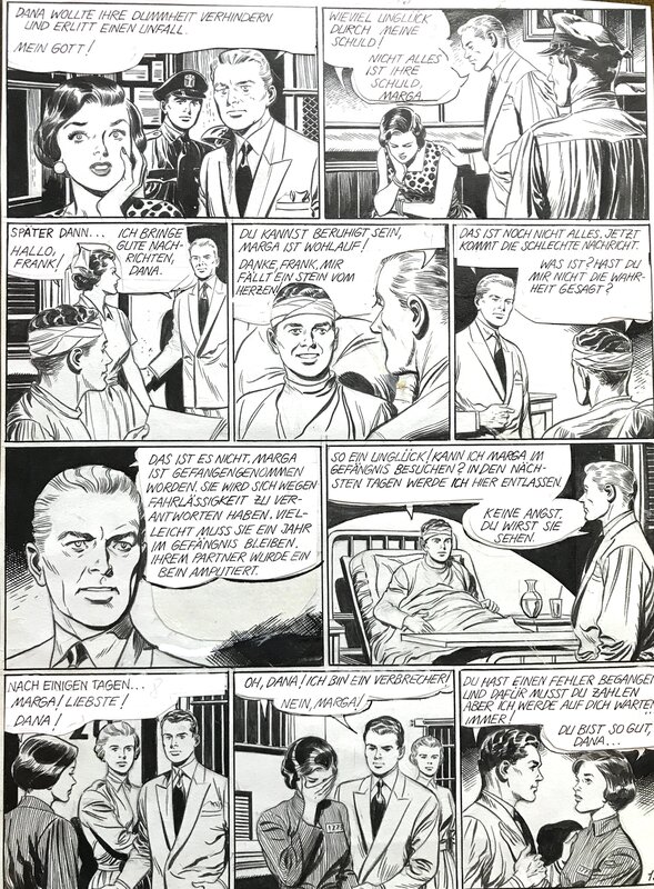 Boixcar : Planche de Rédemption publiée chez Artima - Planche originale