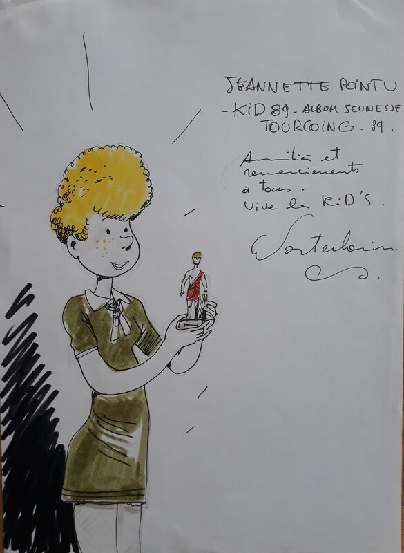 Marc Wasterlain, Jeannette Pointu et Alix - Sketch