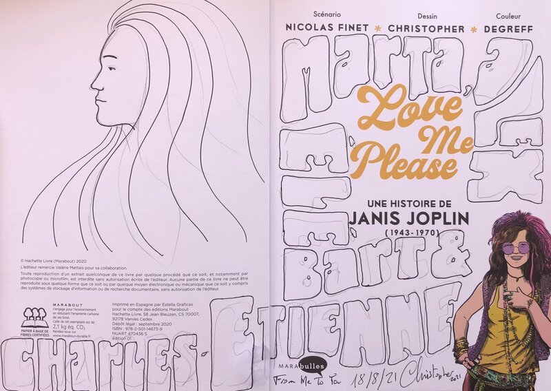 Janis Joplin par Christopher - Dédicace