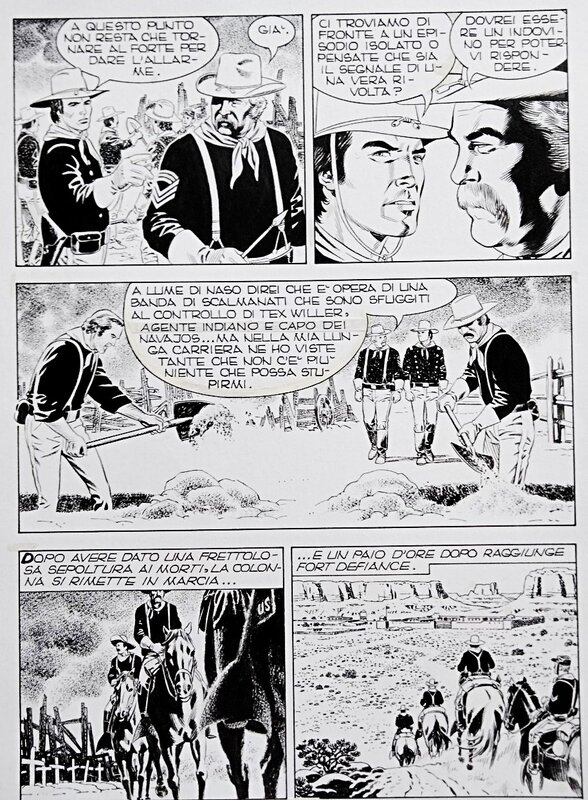 Fabio Civitelli, Tex n°475 - Il Presagio, planche 50 (Bonelli) - Comic Strip