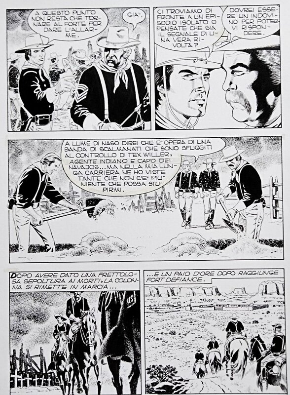 Fabio Civitelli, Tex n°475 - Il Presagio, planche 50 (Bonelli) - Comic Strip