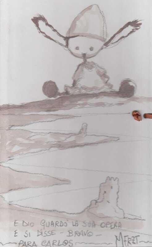 Massimiliano Frezzato, Couverture Pinocchio - Sketch