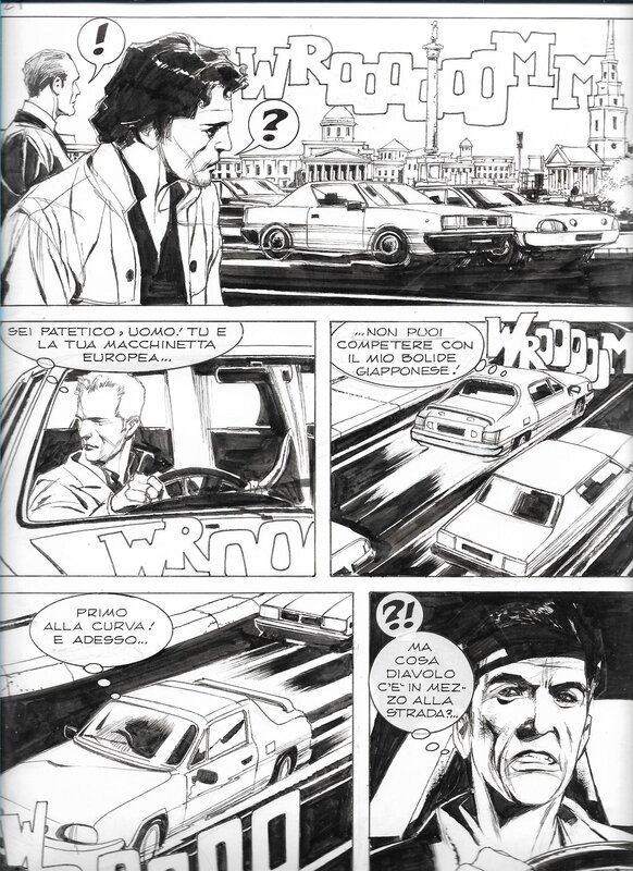 Corrado Roi, Dylan Dog n°102 - Fratelli di un altro tempo planche 31 (Bonelli) - Planche originale