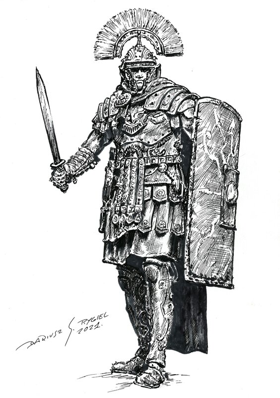 Centurion by Dariusz Rygiel - Original art