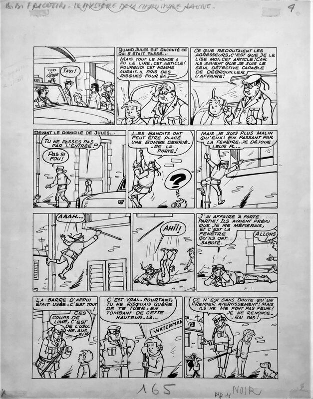 Pierre Lacroix, Bibi Fricotin - le mystère de la chaussure jaune pl 11 - Comic Strip