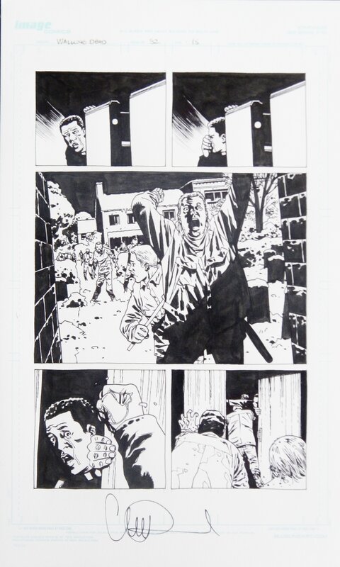 Charlie Adlard, Walking Dead   Issue 82 - Planche originale