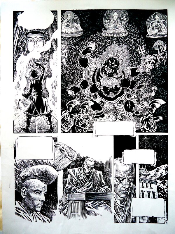 Rakshassas 8 par Enrique Alcatena - Planche originale