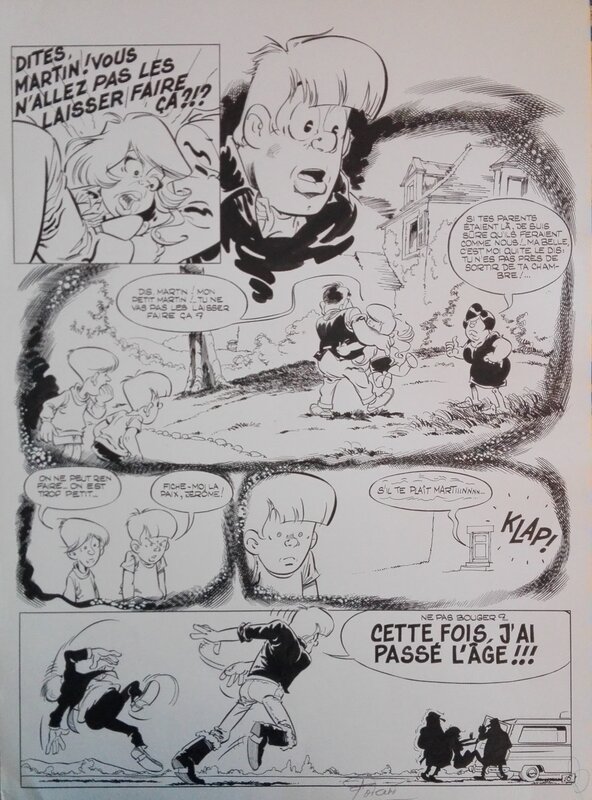 Christian Godard, Adeline du bout de la Nuit, Martin Milan - Comic Strip