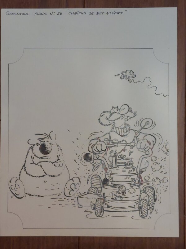 Dupa, Cubitus se met au vert - Original Cover