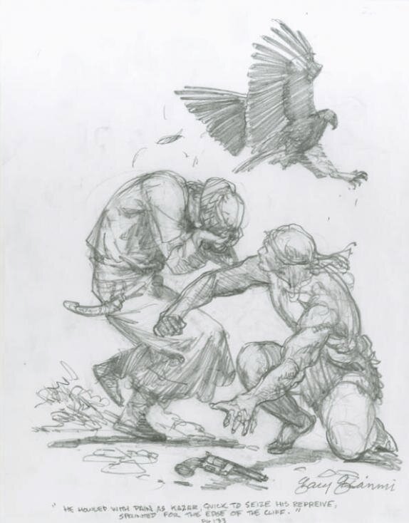 Gary Gianni, Kazar, illustration originale - Original Illustration