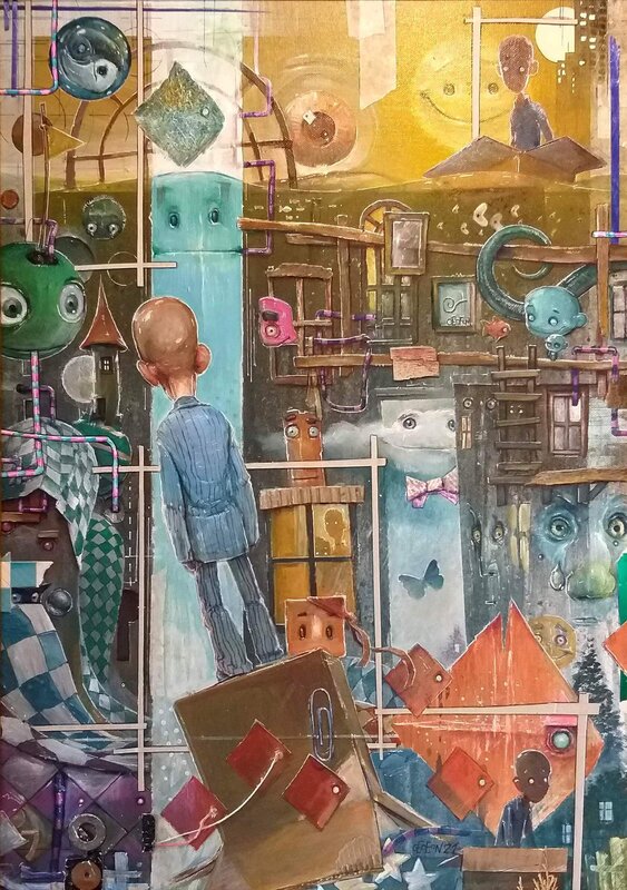 Gedeon, Le Petit Prince - Un voyage au pays des reves 6 / A journey through the land of dreams 6 - Illustration originale