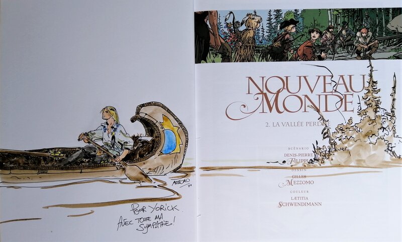 Gilles Mezzomo, Nouveau monde T.2 La vallée perdue - Sketch