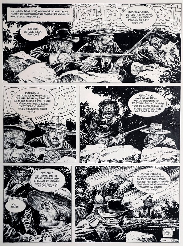 Antonio Hernandez Palacios, Jean-Pierre Gourmelen, 1979 - Mac Coy : Little Big Horn - Au milieu de la nuit - - Comic Strip