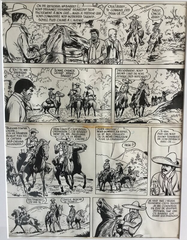 Jijé, Jerry Spring , Les broncos du montana - Comic Strip
