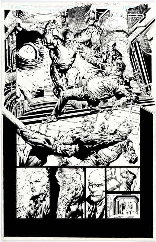 David Finch, Richard Friend, David Finch - Forever Evil 2 Pg 17 - Comic Strip