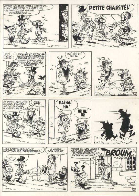 Marcel Remacle, Le Vieux Nick & Barbe-Noire - Aux Mains des Akwabons Page 3 - Planche originale