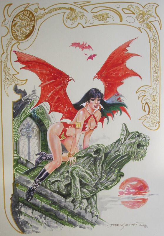 Vampirella par Esteban Maroto - Illustration originale
