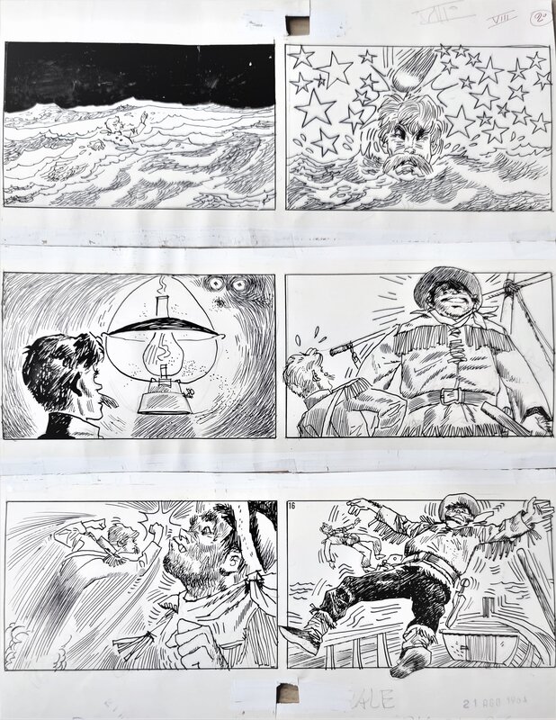 Hugo Pratt, Le GEANT FARCEUR SINBAD LE MARIN - Comic Strip