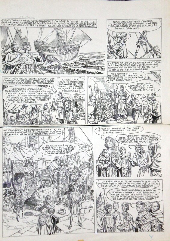 Funcken - Saint Preux, planche - Comic Strip