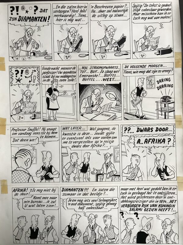 Pom - Piet Pienter en Bert Bibber - Comic Strip