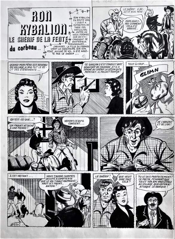 Orozco, Ron Kybalion - le sheriff de la fente du corbeau pl 1 - Comic Strip