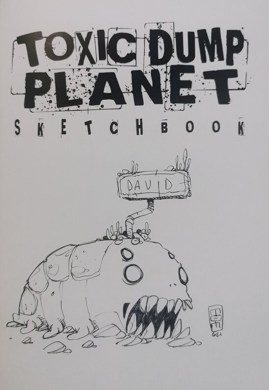 Thomas Borgniet, Toxic dump planet - Sketchbook - Sketch