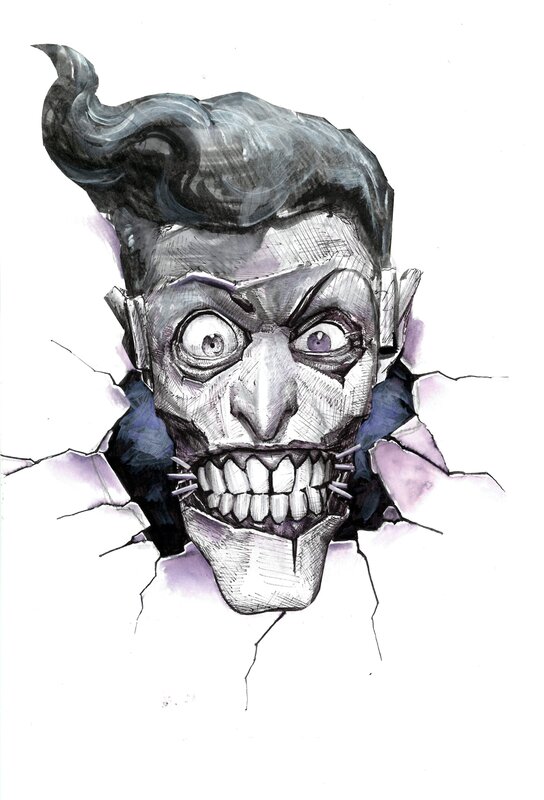 Joker by Gedeon - Original Illustration